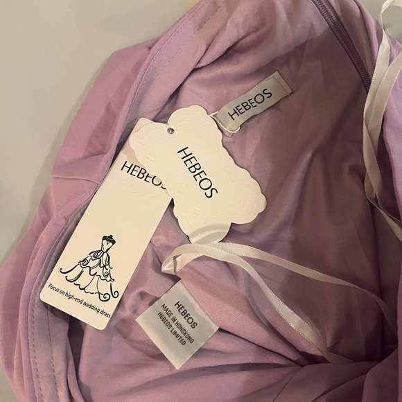 Hebeos Women's One-Shoulder Sleeveless Dress Lavender S - Picture 13 of 16